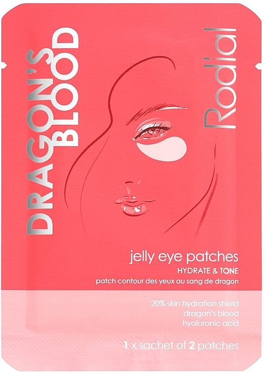 Гідрогелеві патчі для шкіри навколо очей - Dragons Blood Jelly Eye Patches — фото N1
