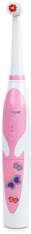 Детская электрическая зубная щетка GTS1000K, розовая - Dr. Mayer Kids Toothbrush — фото N1