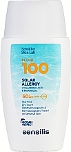 Парфумерія, косметика Сонцезахисний флюїд для обличчя - Sensilis Fluid 100 Solar Allergy SPF50+