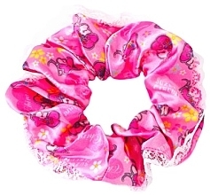Резинка для волосся, рожева з принтом - Lolita Accessories — фото N1