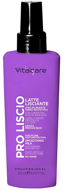 Разглаживающее молочко для непослушных волос - Vitalcare Professional Pro Liscio Latte Lisciante Disciplinante — фото N1