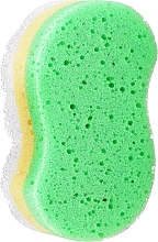 Духи, Парфюмерия, косметика Губка для душа "Фигурная", желто-зеленая - LULA Fala