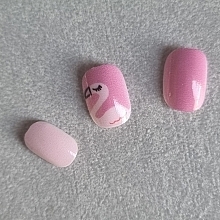 Накладные самоклеящиеся ногти для детей "Фламинго и кактус", 972 - Deni Carte Tipsy Kids  — фото N6