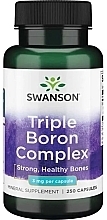 Пищевая добавка "Тройной комплекс бора", 3 мг - Swanson Triple Boron Complex 3 mg — фото N1