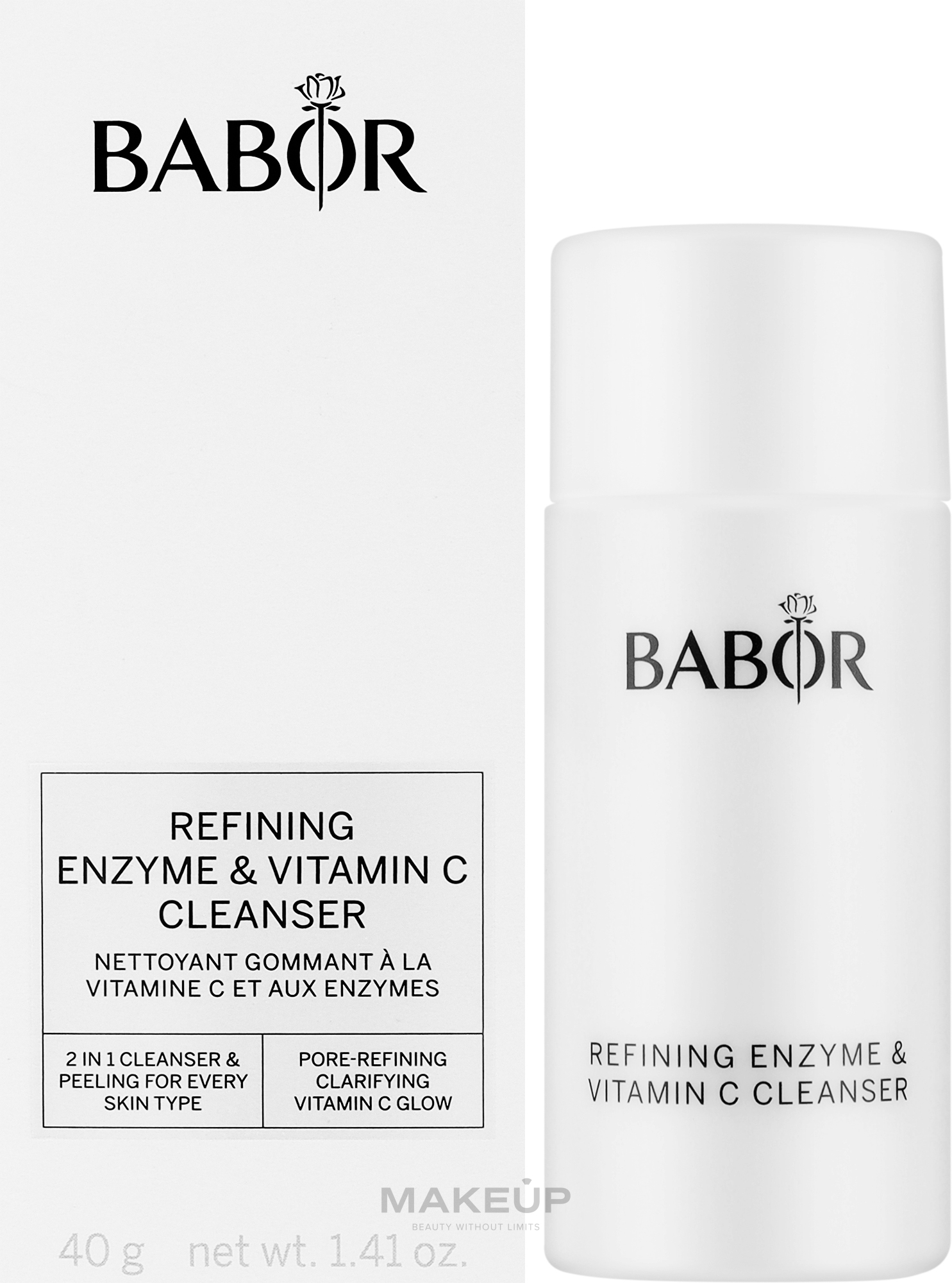 Очищувальна ферментна пудра з вітаміном С - Babor Cleansing Refining Enzyme & Vitamin C Cleanser — фото 40g