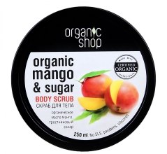 Духи, Парфюмерия, косметика УЦЕНКА Скраб для тела "Кенийский манго" - Organic Shop Body Scrub Organic Mango & Sugar* 