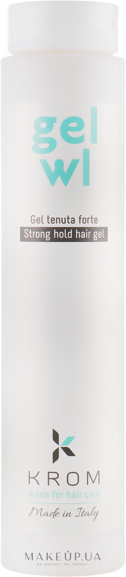 Гель для сильної фіксації волосся - Krom Gel Finish — фото 250ml