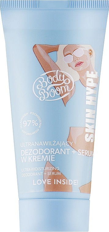 Увлажняющий дезодорант-сыворотка - BodyBoom Skin Hype Ultra-Moisturizing Deodorant + Serum — фото N1