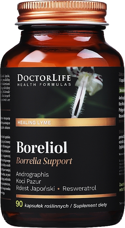 Дієтична добавка "Boreliol", 90 шт. - Doctor Life Boreliol — фото N1