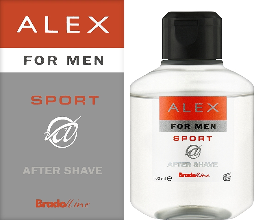 Лосьон после бритья - Bradoline Alex Sport Lotion After Shave — фото N2