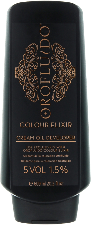 Активатор - Orofluido Colour Elixir Cream Oil Developer 5 vol. 1.5% — фото N1