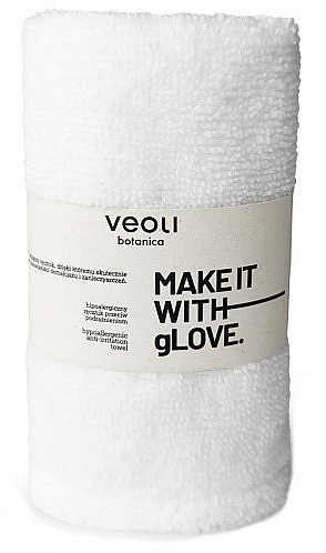 Гіпоалергенний рушник для обличчя - Veoli Botanica Make It With gLOVE — фото N1