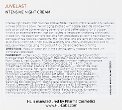 Интенсивный ночной крем - Holy Land Cosmetics Juvelast Intensive Night Cream — фото N3