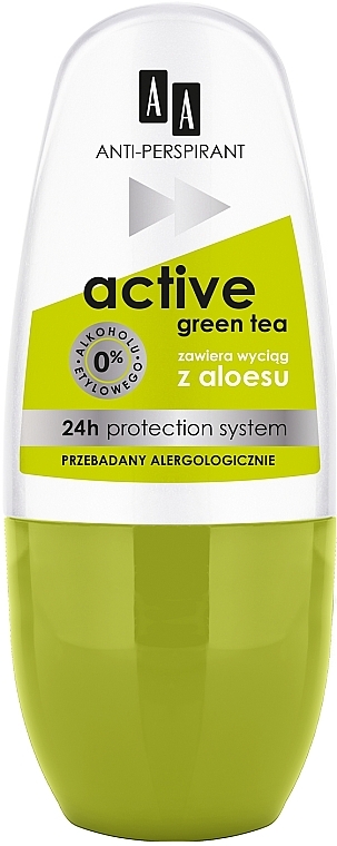Антиперспирант - AA Deo Anti-Perspirant Active Green Tea 24H