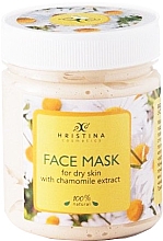 Парфумерія, косметика Маска для обличчя "Ромашка" - Hristina Cosmetics Chamomile Extract Face Mask