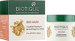 Омолоджуюча підвищуюча пружність шкіри маска для обличчя - Biotique Bio Mud Youthful Firming and Revitalizing Face Pack — фото N1