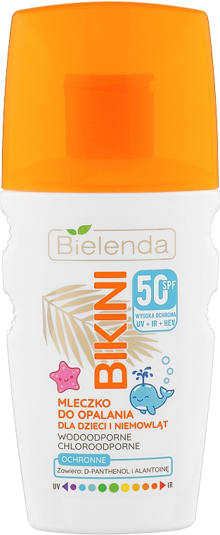 Солнцезащитное молочко для детей и младенцев - Bielenda Bikini Sun Milk Spf 50 — фото N1
