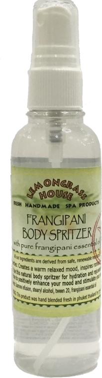 Ароматичний спрей для тіла "Франжипані" - Lemongrass House Frangipani Body Spray