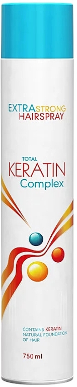 Лак для волосся екстрасильної фіксації - Cece Cosmetics Total Keratin Complex Extra Strong Hairspray — фото N1