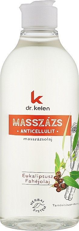 Олія для антицелюлітного масажу - Dr.Kelen Anti-Cellulit Massage Oil — фото N1