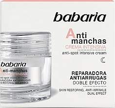 Інтенсивний крем для обличчя проти пігментних плям - Babaria Anti-Dark Spot Intensive Cream — фото N1