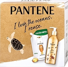 Парфумерія, косметика Набір - Pantene Pro-V Repair & Protect Shampoo (shm/430ml + shm/refill/480ml)