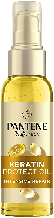 Масло для волос "Кератиновая защита" - Pantene Pro-V Keratin Protect Oil — фото N2