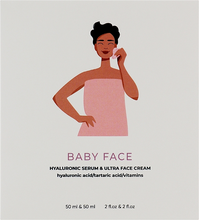 Набір для обличчя - Love&Loss Baby Face (f/ser/50ml + f/cr/50ml) — фото N1
