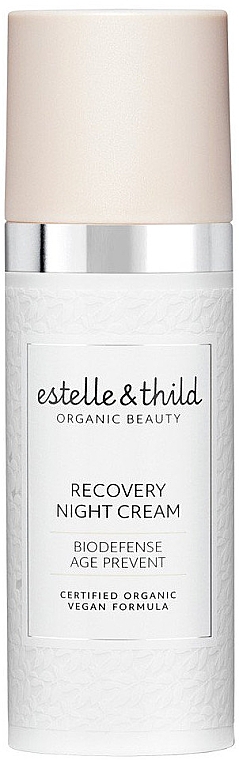 Восстанавливающий ночной крем - Estelle & Thild BioDefense Instant Recovery Night Cream — фото N1