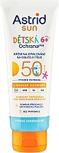 Дитячий сонцезахисний крем, від 6 місяців - Astrid Kids Protection Plus Sun Cream SPF 50 — фото N1