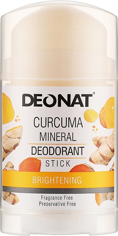 Мінеральний дезодорант з куркумою - Deonat Curcuma Deodorant — фото N3