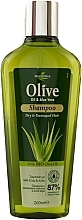 Шампунь для сухих волос с алоэ вера - Madis HerbOlive Shampoo  — фото N1