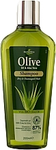 Парфумерія, косметика Шампунь для сухого волосся з алоє вера - Madis HerbOlive Shampoo 