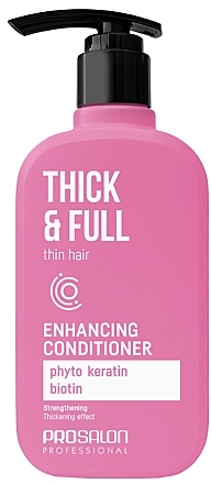 Укрепляющий кондиционер для тонких и ослабленных волос - Prosalon Thick & Full Enhancing Conditioner — фото N1