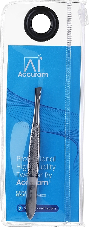 Пінцет для брів, 5615-12 - Accuram Instruments Professional Eyelash & Eyebrow Lifting Tweezer — фото N2