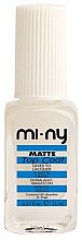 Парфумерія, косметика Матовий топ - Mi-Ny Matte Top Coat