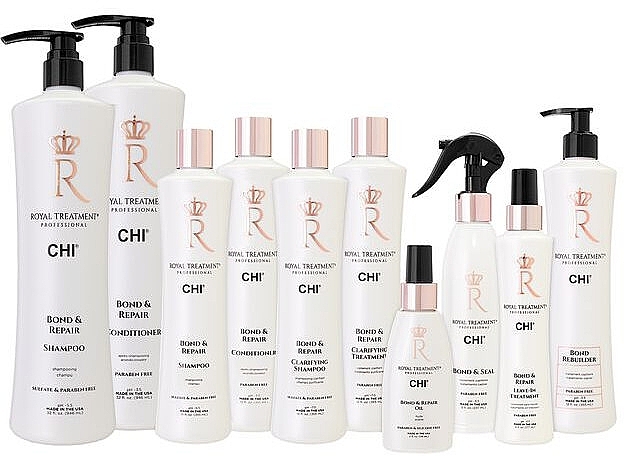 Набор, 10 продуктов - Chi Royal Treatment Bond & Repair Salon Intro Kit — фото N1