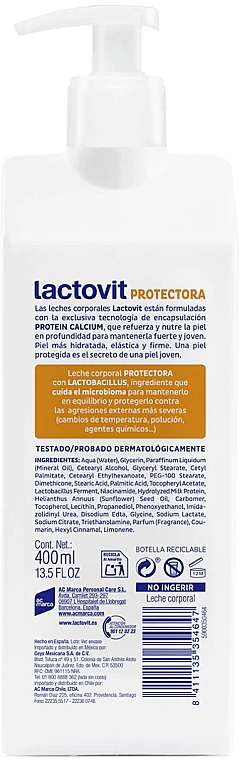 Молочко для тела - Lactovit Activit Protective Body Milk — фото N3