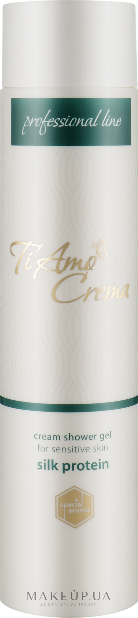 Крем-гель для душу "Протеїни шовку" - Миловарні традиції Ti Amo Crema Cream Shower Gel Silk Protein — фото 300ml