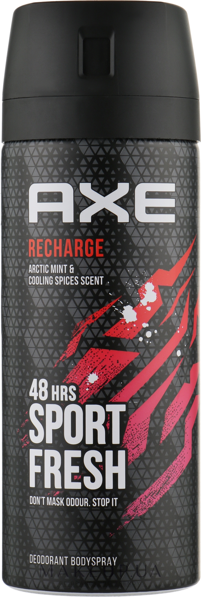 Антиперспирант-аэрозоль для мужчин - Axe Deodorant Bodyspray Dry Recharge — фото 150ml