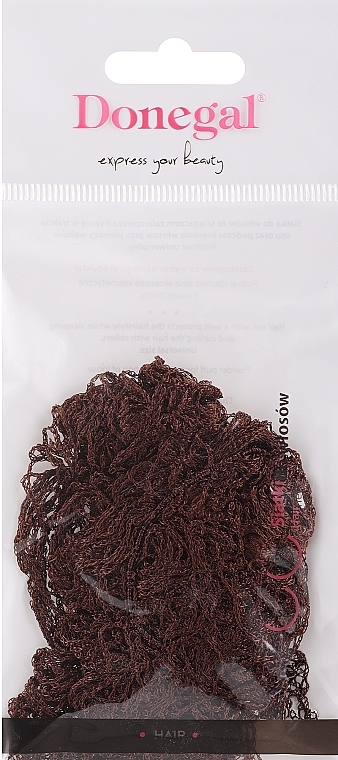 Сіточка для волосся, 5902/1, коричнева - Donegal — фото N1