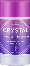 Парфумерія, косметика Дезодорант, збагачений магнієм "Лаванда + розмарин" - Crystal Magnesium Enriched Deodorant Lavender + Rosemary