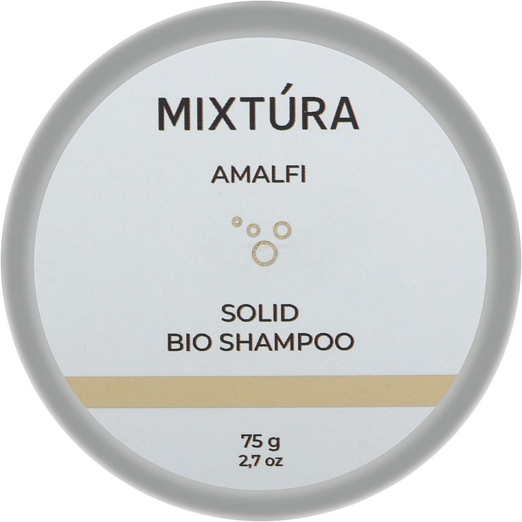 Твердий шампунь - Mixtura Amalfi Solid Bio Shampoo — фото N1