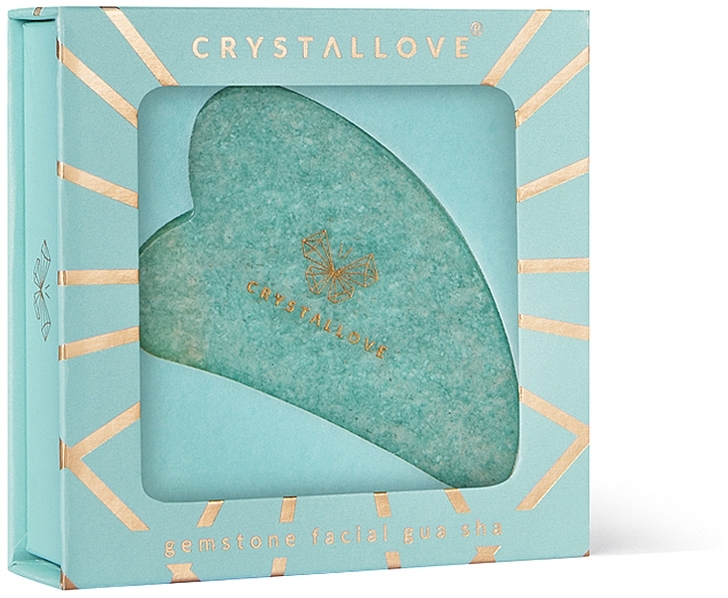 Массажер для лица - Crystallove Amazonite Gua Sha Facial Massage Plate — фото N7