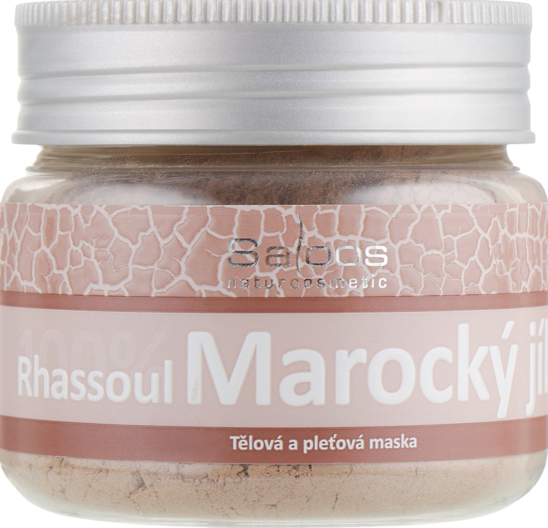 Марокканська глина для обличчя і тіла - Saloos Moroccan Clay for Face and Body — фото N1