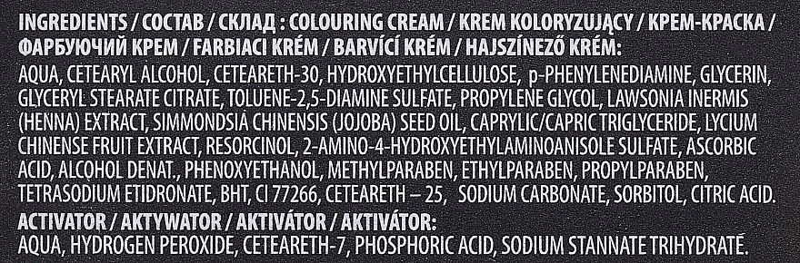 Venita Professional Henna Color Cream Eyebrow Tint Cream Goji Extract - Крем-фарба для фарбування брів з хною — фото N6