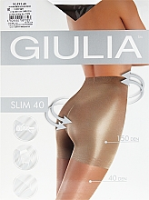 Колготки для женщин "Slim" 40 den, cappuccino - Giulia — фото N1