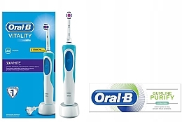 Парфумерія, косметика Набір - Oral-B Vitality 3D White Set (t/paste/75ml + t/brush/1pcs)