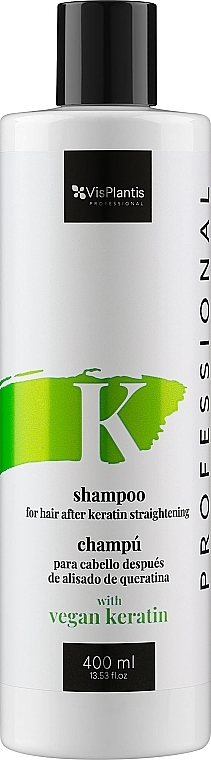 Шампунь для волос после кератинового выпрямления - Vis Plantis Hair Shampoo After Keratin Straightening — фото N1