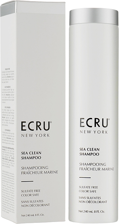 Шампунь для волос "Чистое море" - ECRU New York Sea Clean Shampoo Sulfate Free Color Safe — фото N5